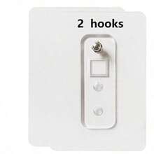 No Drill Large Capacity Wall Mount Rack - Space Saving Easy Install Organizer Shelf For Bathroom & Kitchen, Durable Plastic Storage Cabinet For Toiletries & Cosmetics, Includes Plastic & Aluminum Alloy Models, Black, White, With Adhesive Hooks