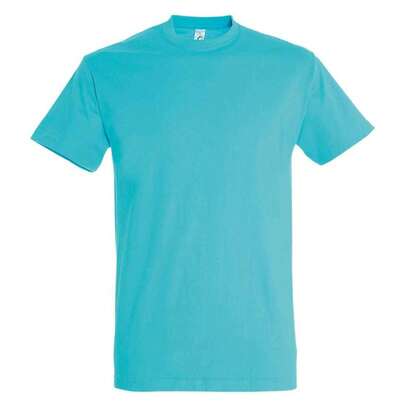 SOLS Unisex Adult Imperial Heavy T-Shirt (Atoll Blue) - 100% Ringspun Semi-Combed Cotton - 190gsm - (PC7632)