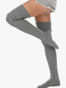 Women's Thigh High Socks, Over-The-Knee Socks, Ladies' Long Socks, Warm And Comfortable For Winter