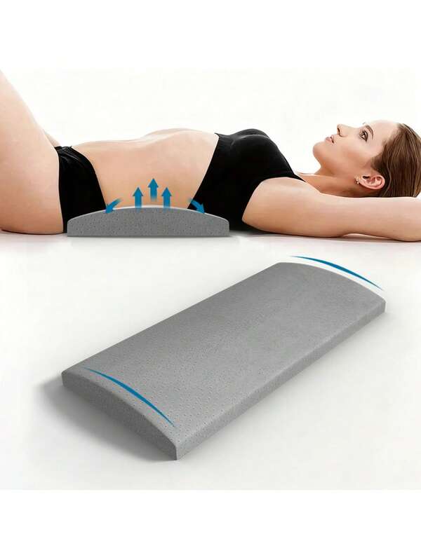 1 pieza Almohada lumbar de terciopelo jacquard, almohadilla simple para la cintura, cojín de apoyo para la cintura para un sueño profundo por la noche, uso en múltiples escenarios como respaldo, cojín para dormir de lado y de espalda, cojín de relajación para la cintura