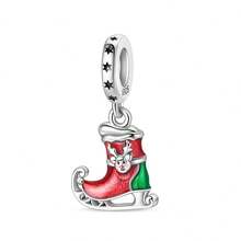 DIY Exquisite Christmas Sleighs, Sweet Gingerbread Men, Lucky Bells, Christmas Trees, Santa Claus, Christmas Stockings And Other Charming Beaded Pendants, Suitable For Everyday Wear, DIY Jewelry Making Necklaces, Bracelets And Other Accessories.