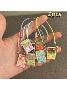 1/2/4pcs Mini Doll Accessory Pendant For Game Machine. Cute Puppy And Pig Small Crossbody Bag Mini Charm - Multicolor - View 13