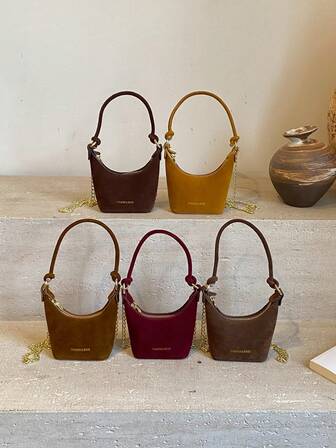 Girl's Single-Shoulder Crossbody Bag, Fashion Bag For Outings, Holiday Gift, Small Mouth Bag, Accessory Bag, 1 Piece Packaging.