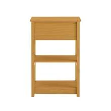 SoBuy Bedside Table Nightstand Side Table End Table Coffee Table With 1 Drawer And 2 Shelves White W45 X D30 X H68cm FBT46-W - Brown - View 3