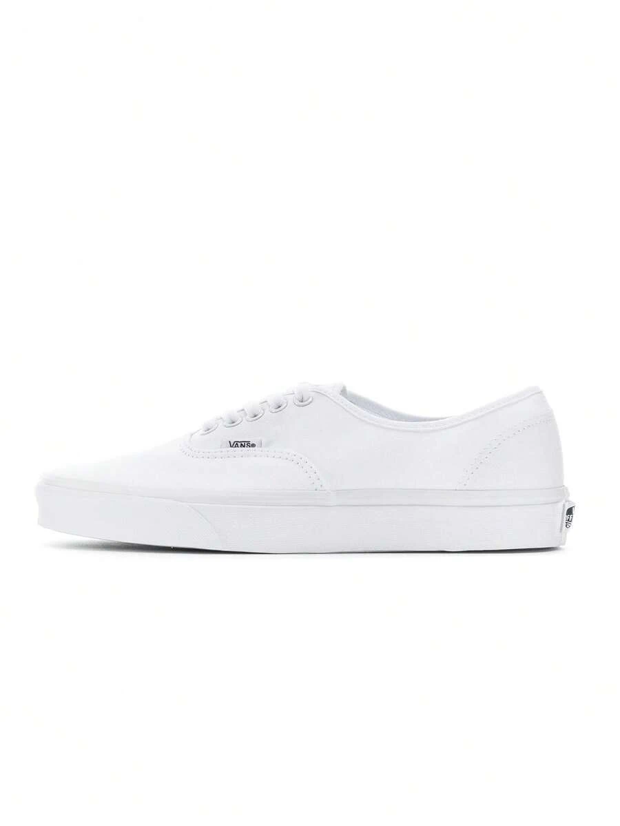 Vans Giày thể thao unisex chính hãng, màu trắng tinh khôi, chất liệu vải canvas cổ điển, buộc dây, đế ngoài bằng cao su, mang lại sự thoải mái hàng ngày VN000EE3WOO - Trắng - Xem 1