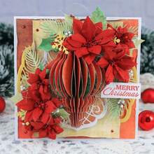 1pc Christmas Folding Bauble Silver Gray Metal Die Cut Mold, For Scrapbooking Decoration, DIY Scrapbooking Paper Craft, Embossing, Crafts And Card Making, Greeting Card Metal Die Cut Mold - Silver Gray - View 5