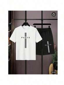 Kit Camiseta Paris em Cruz Algodão Premium e Estilo Moderno - Branco - Visão 3