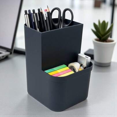 Porta Organizador de Mesa Multifuncional – Lápis, Canetas, Borrachas e Acessórios