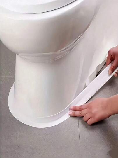 1 Roll 3.2M Waterproof Mildew-Resistant Bathroom Sealing Strip, Self-Adhesive Caulk Tape For Kitchen And Bathroom, Waterproof Tape To Prevent Moisture, Decorative Sink Sealing Sticker, Suitable For Workshop, Kitchen, Bathroom, Home (Applicable To Smooth Flat Surfaces, Ensure The Surface Is Clean And Flat Before Use) Room Decor Bedroom Decor Kitchen Decor Wall Sticker Wall Decor Stickers