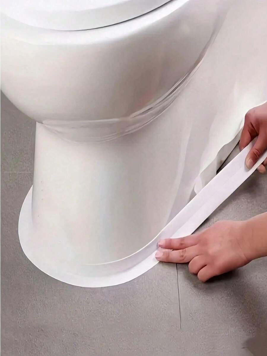 1 Roll 3.2M Waterproof Mildew-Resistant Bathroom Sealing Strip, Self-Adhesive Caulk Tape For Kitchen And Bathroom, Waterproof Tape To Prevent Moisture, Decorative Sink Sealing Sticker, Suitable For Workshop, Kitchen, Bathroom, Home (Applicable To Smooth Flat Surfaces, Ensure The Surface Is Clean And Flat Before Use) Room Decor Bedroom Decor Kitchen Decor Wall Sticker Wall Decor Stickers