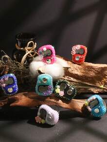 1 Stück - 6 Stück - 8 Stück - 12 Stück Zähler, Blumen Dekor Zähler, Strass Zähler, elektronischer manueller Knopfzähler, kompakter tragbarer Fingerring-Zähler, Daumendruckzähler, geeignet für Lernen, Sport, andere Zählaktivitäten, Finger-Zähler, Zähler-Ring, Rosenkranz-Zähler, kleiner tragbarer Finger-Zähler, Ring-Zähler, elektronischer Zähler, arabisch, digitaler praktischer Ring-Zähler, Stressabbau Handdruckzähler, Gebet, LED-Zähler, Sport, Yoga