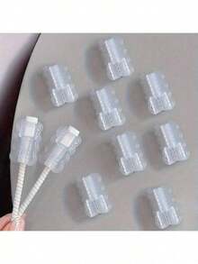 10pcs ABS Resin Cable Case: Protect Your Cable From Breaking And Disconnection, Apple Cable Case, Compatible With IPhone 18-20W Small Head Charger, Prevent Charger From Breaking
