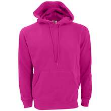 SG Mens Plain Hooded Sweatshirt Top / Hoodie (Dark Pink) - 藕粉色 - 查看 1