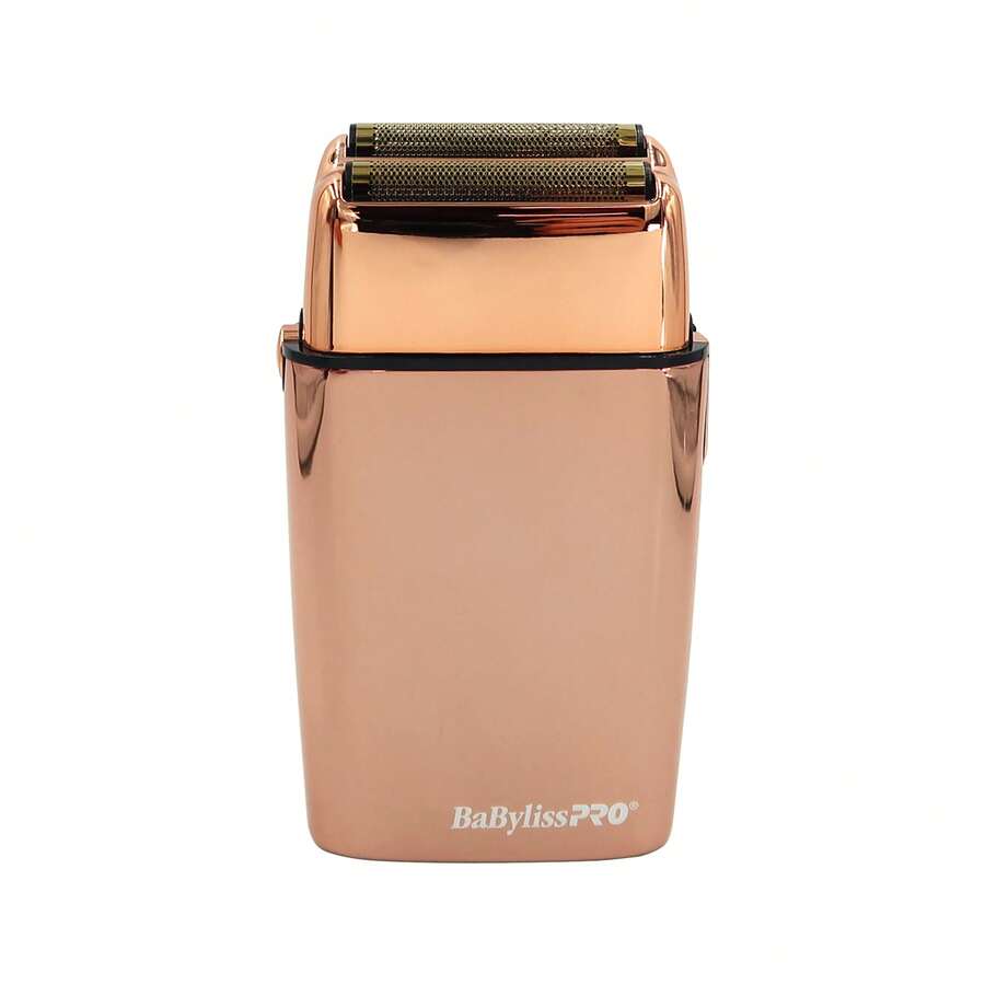 BaBylissPRO BaByliss PRO  FOILFX02  Cordless Metal ROSE GOLD Double Foil Shaver FXFS2RG-ROSE GOLD - Rose Red - View 1