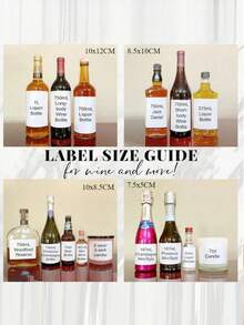 Customized Wine Labels, Waterproof Labels, Customized Photo Wine Labels, Black & White Photo, Uppercase Letters, Black & White Bridesmaid/Maid Of Honor/Proposal Wine Labels, Wedding Gifts, Order Stickers, Wedding Stickers, Party Stickers, Birthday Stickers, Halloween Stickers, Christmas Stickers, Independence Day Stickers - White - View 7