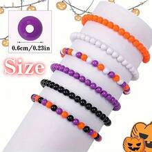 100/300/500pcs 6mm Acrylic Red, Green, And White Christmas Beads, Used For Jewelry Making DIY Round Beads, Perfect For Holiday Parties, Christmas Themed Decorations, Necklaces, Bracelets, Earrings, And DIY Decoration Kits To Decorate Beads