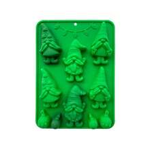 قالب سيليكون لخبز ، قوالب شوكولاتة وحلوى لتشكيل الزناجيل الصغيرة، قوالب للصابون اليدوي والشوكولاتة والجيلي والحلوى والشموع، مع قالب سيليكون بشكل جرس ، ديكورات عيد الميلاد، بيجامات ، هدايا ، ديكور