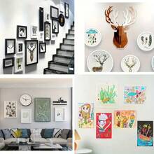 12 件图片悬挂条重型图片悬挂套件，易于使用，不留痕迹，重型图片悬挂带，带有超强双面钩环安装胶带，免钉胶带，用于将相框和海报固定在玻璃和木材等光滑表面上，非常适合装饰客厅、卧室或办公室墙壁、墙壁艺术、电源线、家庭、办公室、无损可移除墙胶带。