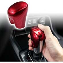 Compatible With Honda Civic 2022 2023 2024 2025 2026 For CRV HRV 2023 2024 2025 2026 For Accord 2018-2024 2025 2026 Accessories Car Center Console Gear Shift Knob Cover Trim Cap -Red Carbon - 黑碳 - 查看 8