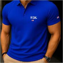 Men's TXC Shirt Men's Polo Shirt Agro Shirt Men's Blouse Peasant Party Shirt - 藍色 - 查看 1