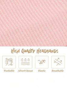 1 pieza Diadema de tela multicolor para mujer, adecuada para uso diario, diadema casual, turbante, diadema deportiva, pañuelo cálido, accesorio para el cabello de invierno