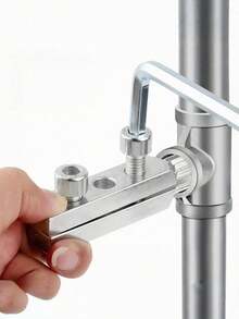 1Set Broken Thread Extractor, Faucet Valve Broken Screw Removal Tool, All-In-One Pipe Thread Repair For Home & Industrial Plumbing Repairs, Plumbing Maintenance Accessory - Multicolor - View 5