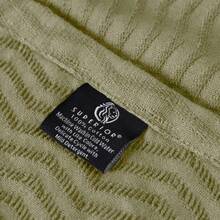 Jena Cotton Textured  Woven Blanket, Throw, Sage