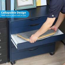 Laundry Basket With Lid, Large Laundry Hamper, 100L, Removable Mesh Liner Bamboo Handles, Collapsible - Grey - View 6