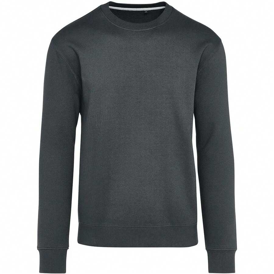 SG Unisex Adult Ringspun Cotton Tagless Sweatshirt (Charcoal) - 咖啡棕 - 查看 1