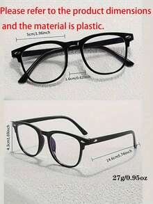 3 件复古轻便时尚眼镜套装 - 时尚全框防蓝光眼镜，适合夏季海滩度假、户外、旅行