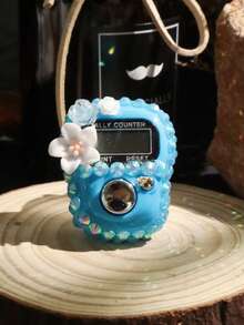 1pc/6pcs/8pcs/12pcs 2026 Spring Ramadan | Mini Floral & Rhinestone Finger Tally Counter, Middle Eastern Ramadan Prayer Counting Tool - Multicolor - View 3