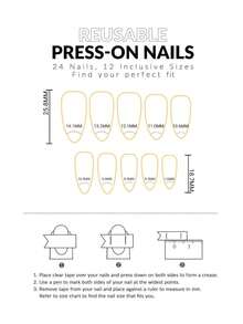 Elevate Your Style With, 24Pcs Almond Black Gradient Tip Press On Nails Medium Fit Perfectly Design Acrylic False Nail Set,Contain 1Pc Jelly Glue And 1Pc Nail File, Red Nails For Women And Girls To Diy Daily Work Study And Party Use Nail Supplies Nails - 白2 - 查看 4