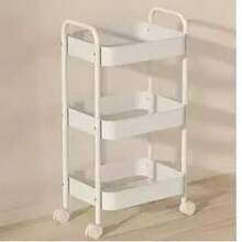 1pc Rolling Storage Cart, Multi-Tier Movable Organizer Rack For Living Room, Kitchen, Dorm, Snacks