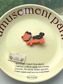 Cute Cartoon Dog Hairpin, Fashionable And Adorable Side Clip For Bangs And Flyaways, Rhinestone Decorated, Versatile Acetate Hair Clip, Suitable For Adults - Multicolor - View 17