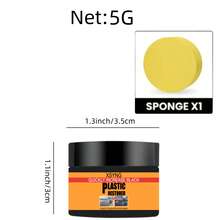 Car Plastic Restorer Back To Black Gloss Auto Interior Leather & Panel Renewal Wax Coating Agent Auto Polish And Repair Coating