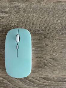 1pc Macaron Color Plastic Wireless Silent Mouse, Compatible With Ipad And Laptop (Battery Not Included)
