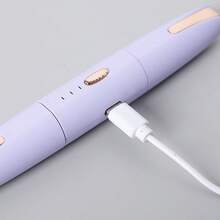 RAF 2-In-One Heated Eyelash Curler And Electric Eyebrow Trimmer - USB Rechargeable 180mAh Lithium Battery, 2 Usage Heads, Quick Eyebrow Shaping / 60-Second Heat Protection, 48-Hour Long-Lasting Eyelash Curling/Washable Blade Heads/Beauty Tool With Gentle Heating, Portable Beauty Solution, Easy To Curl And Trim