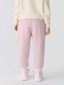 Balabala BalaOne Tween Girl' Long Pants 2025 Winter, Fleece Lined Matching Casual Trousers For Boys & Girls