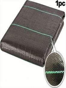 1 bucată de material textil țesut rezistent, conceput pentru grădinărit și amenajarea peisagistică. 300 cm * 100 cm este materialul ideal pentru acoperirea solului pentru straturi de flori, grădini de legume, straturi de plante înălțate, alei, terase și zone cu gazon. Suprimă eficient buruienile și promovează un sol sănătos: Materialul textil negru blochează perfect lumina soarelui pentru a inhiba complet creșterea.