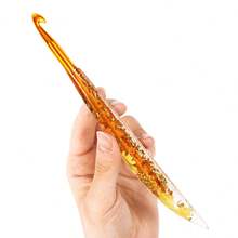 1/9pcs Floral Pattern Transparent Multi-Color Crochet Hook Set, Comfortable Grip, Suitable For DIY Knitting Supplies, Sweaters, Hats And Other Handmade Knitting Projects, Perfect Christmas Gift, Gift For Mom - Multicolor - View 15