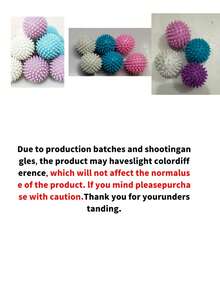 6 bolas esponjosas para la colada - Eliminador de pelo de mascotas, absorción y eliminación de pelo de la ropa, bolas de limpieza para lavadora - Mejora tu experiencia de lavado Accesorios para lavadora: Bolas de lavado reutilizables, bolas de lavado para lavadora, bolas para lavadora-secadora, bolas suavizantes de tela para lavadora-secadora