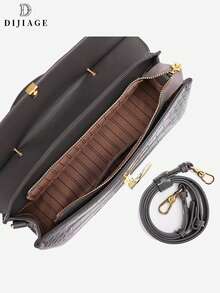 Nueva bolsa de mano de mujer de alta calidad con estampado de cocodrilo, bolso de mensajero simple y versátil, de lujo de alta gama, estilo de lujo discreto, adecuado para fiestas/cenas/exteriores/viajes