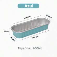 ANTSAY Disposable Food Containers - Blue - View 1