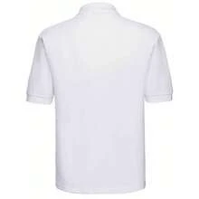 Jerzees Colours Russell Mens Classic Short Sleeve Polycotton Polo Shirt (White) - White - View 2
