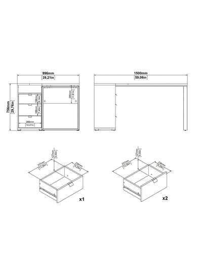 Dmora Desks Workstations view 3