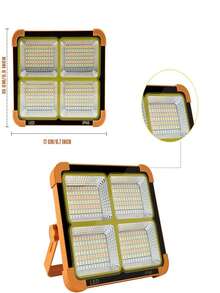户外露营超亮LED灯，太阳能充电，强磁吸附，便携式工作手电筒，应急维修灯，帐篷露营照明，多功能家用备用灯，持久耐用，防水防尘
