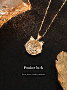 Colar Pingente de Hip Hop Corrente de Hip Hop Colar com Pingente Banhado a Ouro 14K, Fantasia de Hip Hop, Para Adolescentes