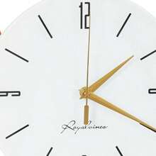 LYNICESHOP Wall Clock JT2117 Small Size [80X35CM] Simple Model Without Battery31.5'' Large Wall Clocks For Living Room Decor Modern Decorative Art Clock Silent Non Ticking Battery Powered Metal Wall Decor Clock Orange Gold Metal Unique Wall Clock - trái cam - Xem 4
