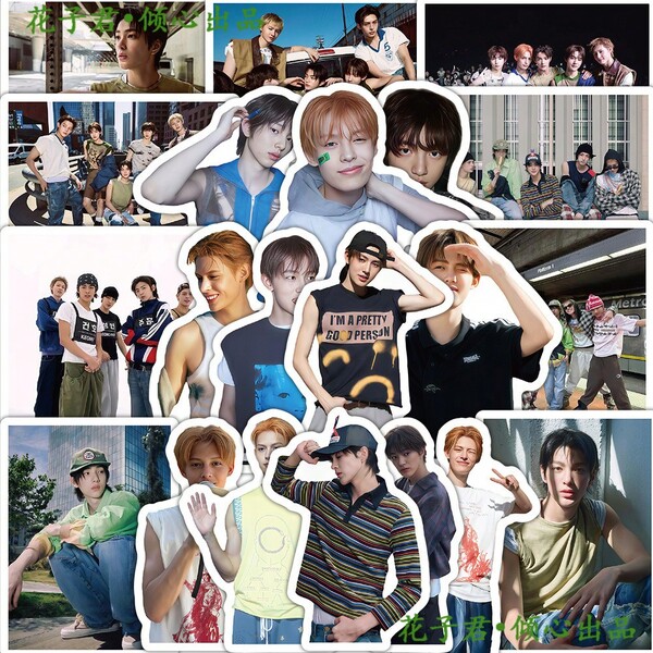 بطاقة صغيرة + ملصق مقاوم للماء عالي الدقة - ، جيمس تشاو يوفان ، جوهون كيم جوهون | أغنية الديبيو "اذهب" من ألبوم اللون خارج الخطوط | بطاقات نجوم الكي بوب للمعجبين والجمع والهدايا وتزيين الألبومات وهدايا عيد الميلاد ، ضروري لمعجبي الكي بوب ، مناسب لتزيين أكواب المياه والكتب والأجهزة اللوحية