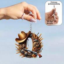 2D Flat Acrylic 26 English Alphabet Decorative Pendant, With Hanging Letter A-Z - Suitable For Christmas, Valentine's Day And Thanksgiving Decoration. Multifunctional Keychain And Backpack Hanging Accessory